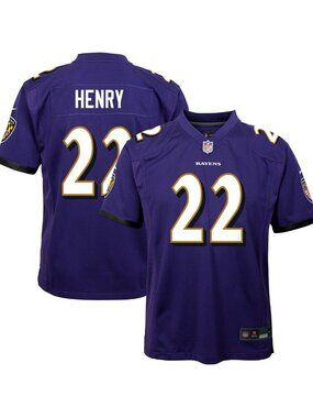 Nike Derrick Henry Purple Baltimore Ravens Team Player Game Jersey